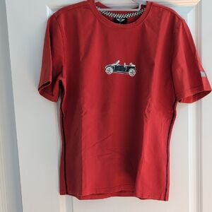 Official Mini Cooper Merchandise Women's Orange short sleeve tee